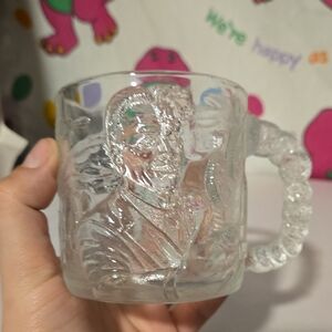 McDonald's Batman Forever 1995 collectible glass mug
